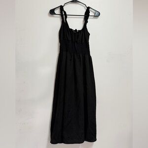 Womens sleeveless Babydoll Milkmaid maxi Dress Size S Whimsigoth Fairy Grunge